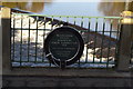 Plaque on Blairgowrie Bridge