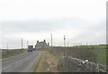 Road junction and bend on the A 4080 at Merddyn-y-bit