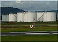 Oil storage tanks, Belfast