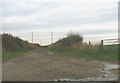 Farm road to Treruffydd