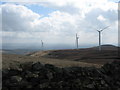 SD8417 : Scout Moor Wind Farm Turbine Towers by Paul Anderson