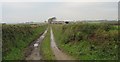 Farm road to Ty Newydd