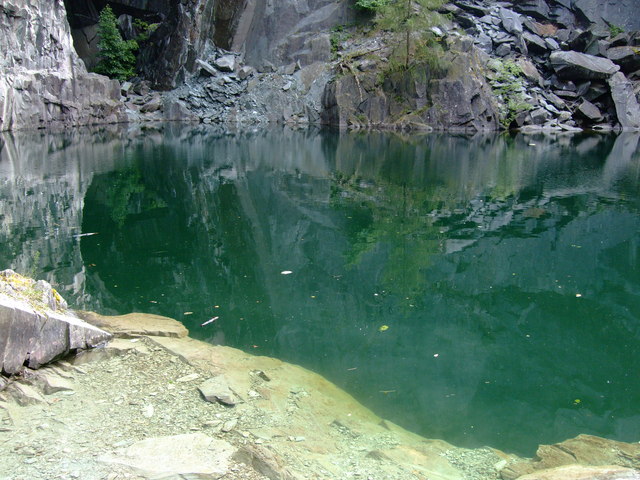 Pond in disused quarry