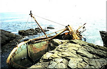 HW8133 : Wreck of the Moray Adventurer on North Rona by john m macfarlane