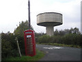 Netchwood phone box & water tower