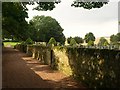 Track beside graveyard, Crail