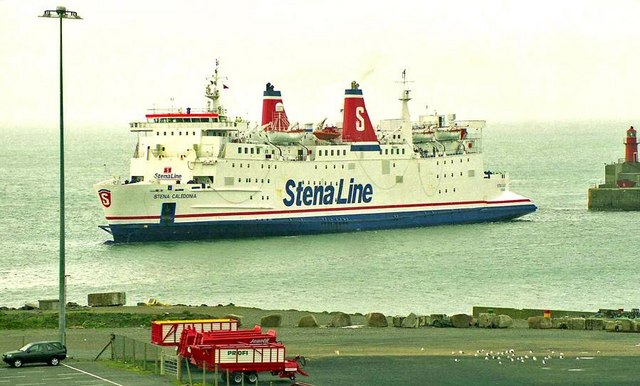 The "Stena Caledonia" at Rosslare
