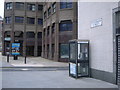 Telephone box at Tithebarn Street