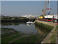 Yacht out of the Itchen