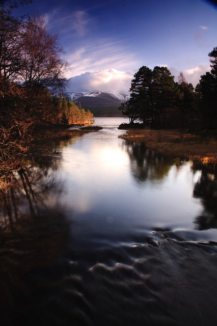River Luineag and Loch Morlich