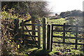 Gate to the footpath to Dunvant