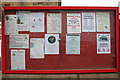 Notice board, Kirkgate Community Centre