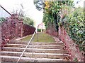 Steps and footpath to Ruckamore Road