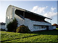 Abandoned rugby stadium