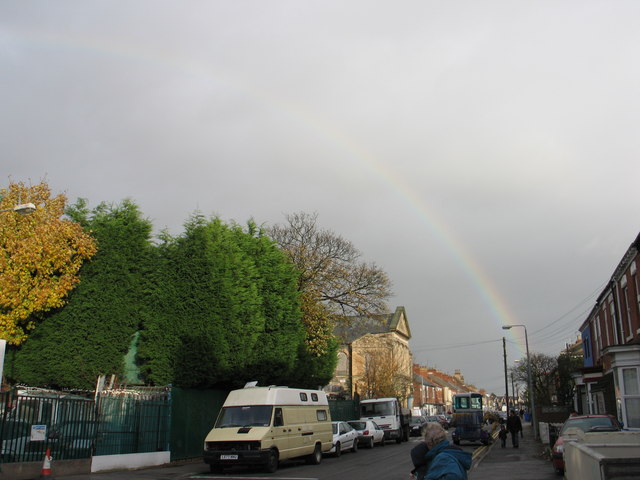 Rainbow over Lambert Street