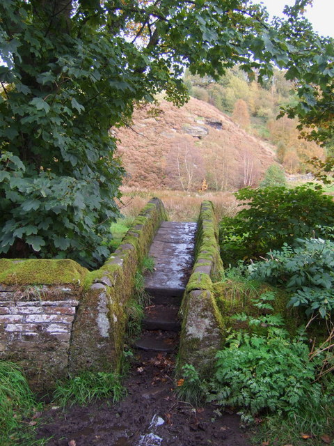 Stone footbridge