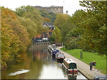 SK5639 : Nottingham castle and canal by Andy Jamieson