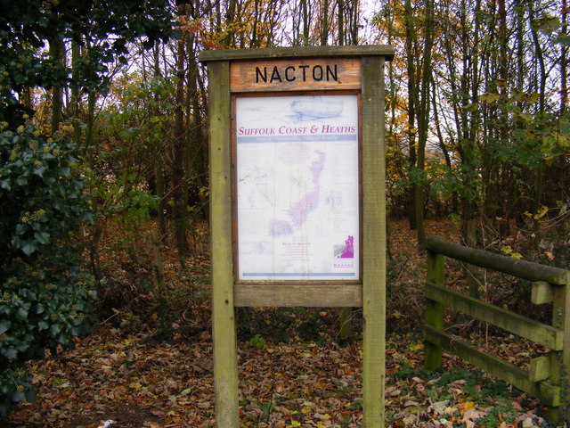 Notice Board at Nacton Park picnic area