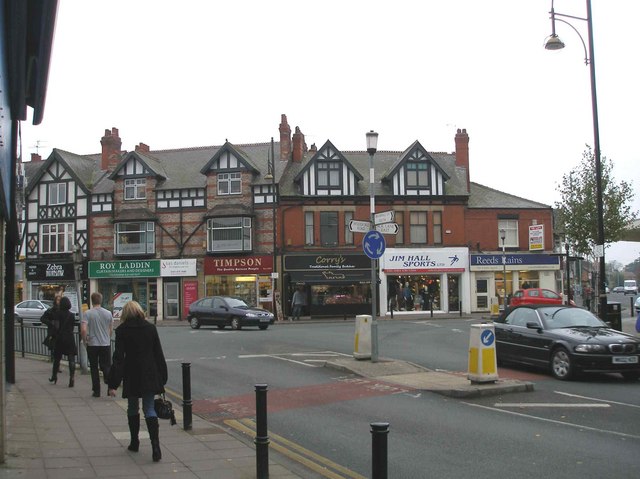Roundabout, central Bramhall