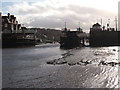 Whitby Bridge, low tide