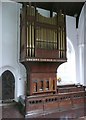 The organ, All Saints Church, Briston