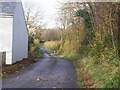 Narrow Lane past Sandy Grove, Llanteg