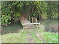 Footbridge over Ningwood Lake