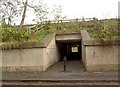 Pedestrian tunnel under the M1 motorway