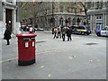 TQ3080 : London: postbox № WC2 73, Northumberland Avenue by Chris Downer