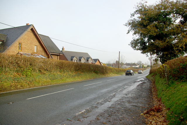 A483 near Llewelyn's Monument