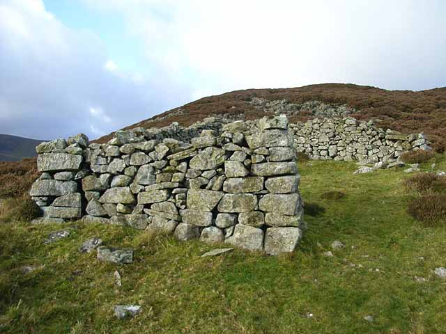 Sheepfold on the slopes of Carrock Fell