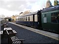 Railcar at Leyburn Station