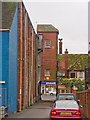 Alley beside old cinema, Ringwood