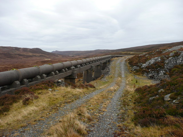 The pipeline to Orrin Reservoir.