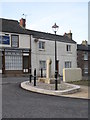 Ancient cross in Carharrack village centre