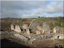 SW7442 : Remains of mine buildings at Poldice Mine by Rod Allday