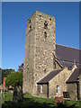 The Saxon tower of Ovingham Church