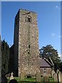 NZ0863 : The Saxon tower of Ovingham Church - west face by Mike Quinn