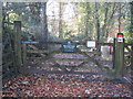 The entrance to Kennall Vale Nature Reserve