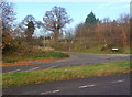 Looking across the old A12 at Washbrook