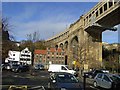 NZ2563 : Railway arches, Newcastle by Oliver Dixon
