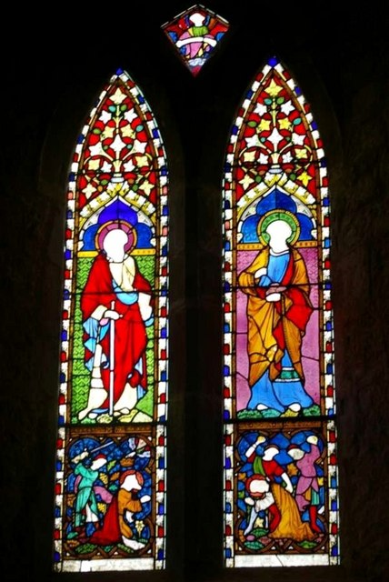 Window in St Nicholas' Augustinian Friary