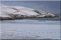 HP6113 : Burrafirth links in the snow by Mike Pennington