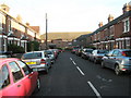 Looking eastwards along  Linden Road