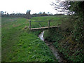 Footbridge over stream