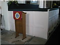 The lectern at St James