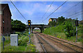 Southend-on-Sea: Chase Road Railway Bridge as seen from Southend East Station