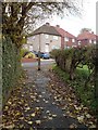 Footpath from Bank Lane to Drury Avenue, Horsforth