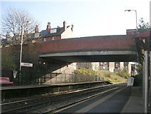SE2735 : Bridge LEH1-7 - Burley Park Station by Betty Longbottom