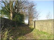 SE1737 : Bridleway - Westfield Lane, Idle by Betty Longbottom